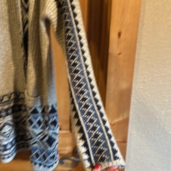 Lucky Brand Aztec Longline Cardigan Sweater - Picture 8 of 9